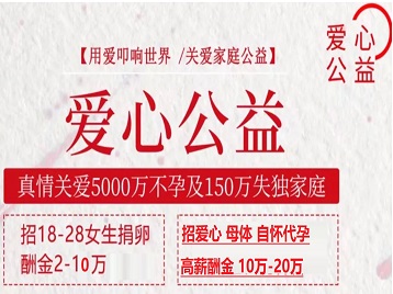 新邱捐卵助孕生子 爱心志愿者招募